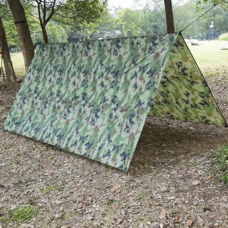 Bâche camouflage jardin