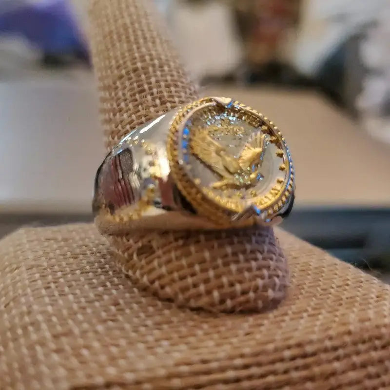 Bague americaine d ecole militaire