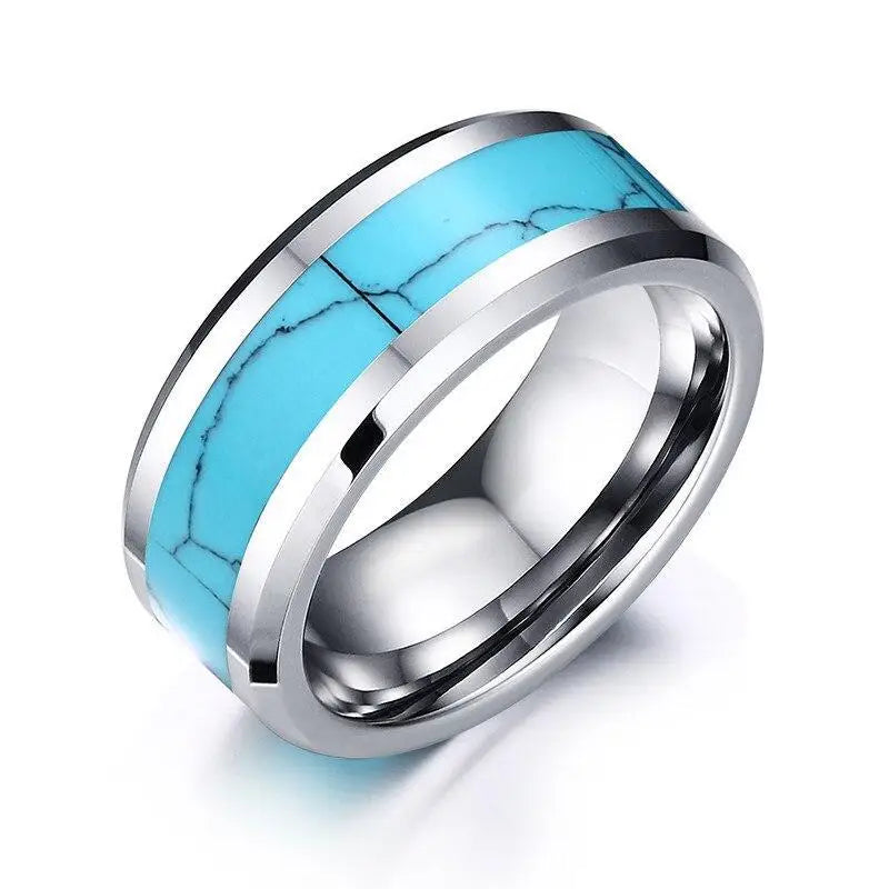 BAGUE MILITAIRE - PIERRE BLEUE