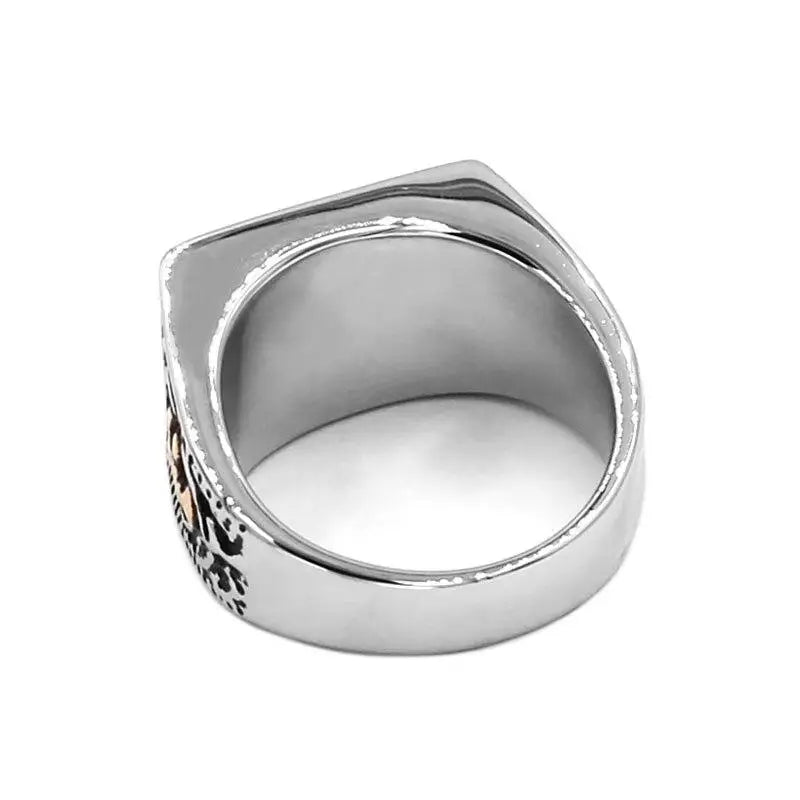 BAGUE MILITAIRE - FRÈRES D’ARMES (COULEUR ARGENT)