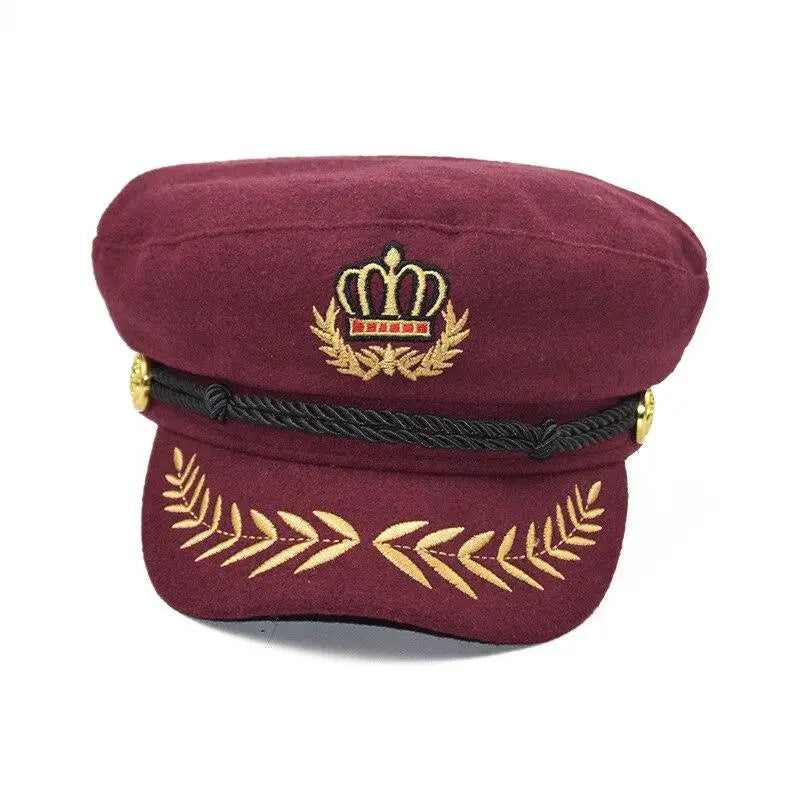 Casquette style capitaine homme
