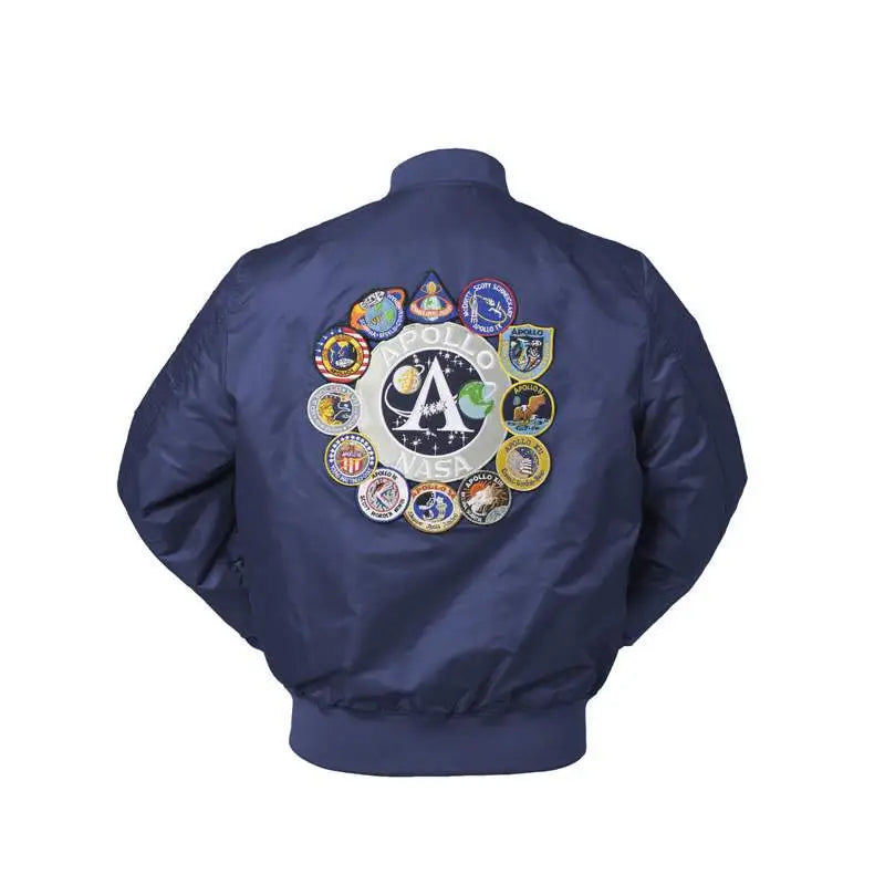 Bomber homme écussons brodés