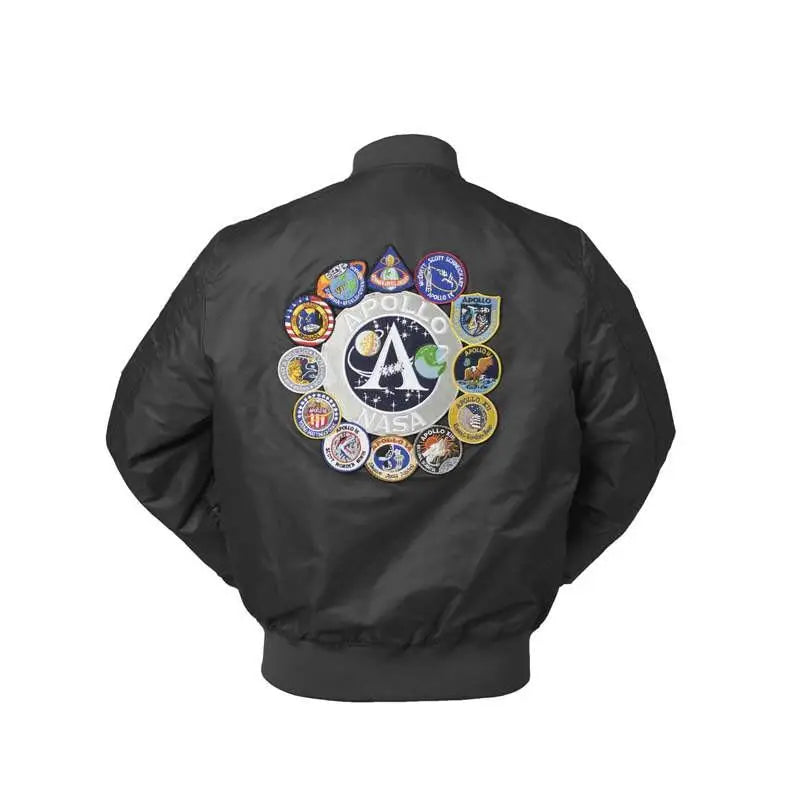 Bomber homme écussons brodés