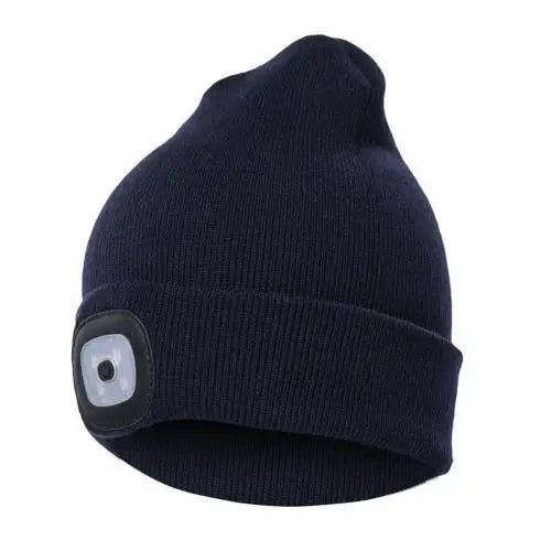 Bonnet avec lampe frontale