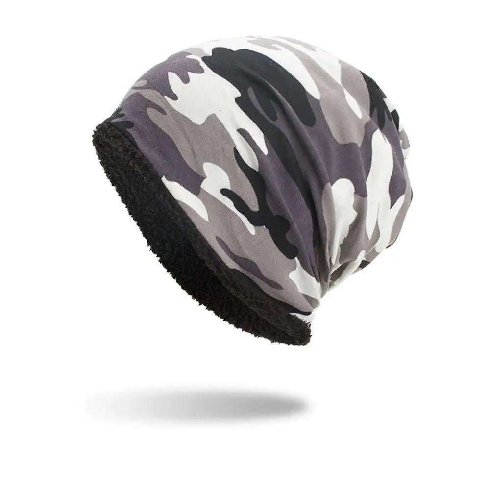 BONNET MILITAIRE DE STYLE CAMOUFLAGE
