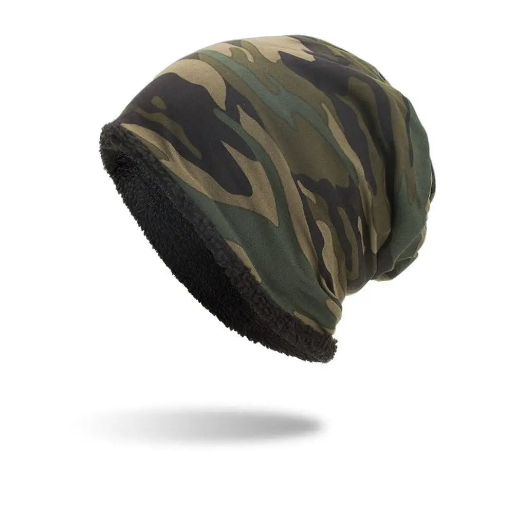 BONNET MILITAIRE DE STYLE CAMOUFLAGE