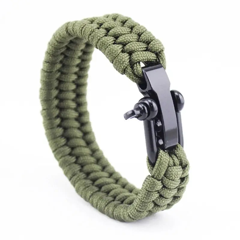 Bracelet corde homme survie