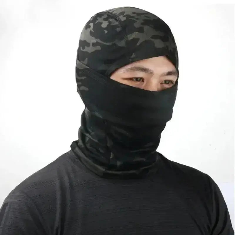 Cagoule camouflage militaire