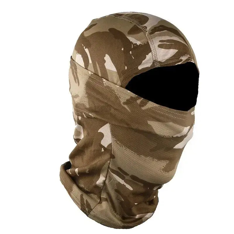 Cagoule camouflage militaire