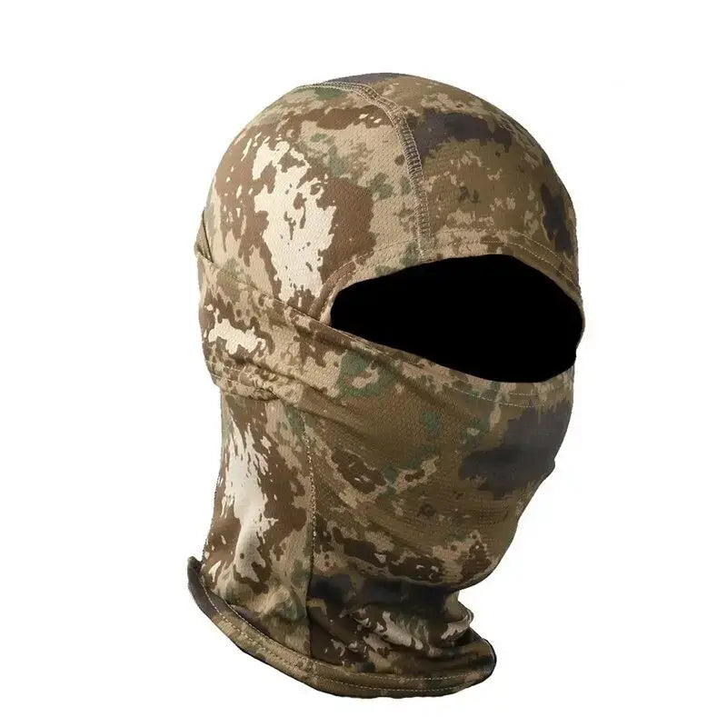 Cagoule camouflage militaire