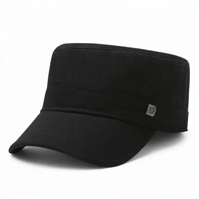 Casquette militaire coupe plate réglable