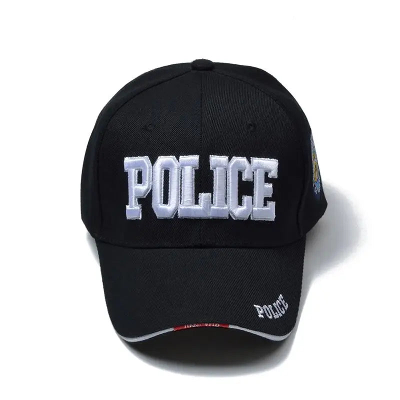 Casquette militaire noire homme