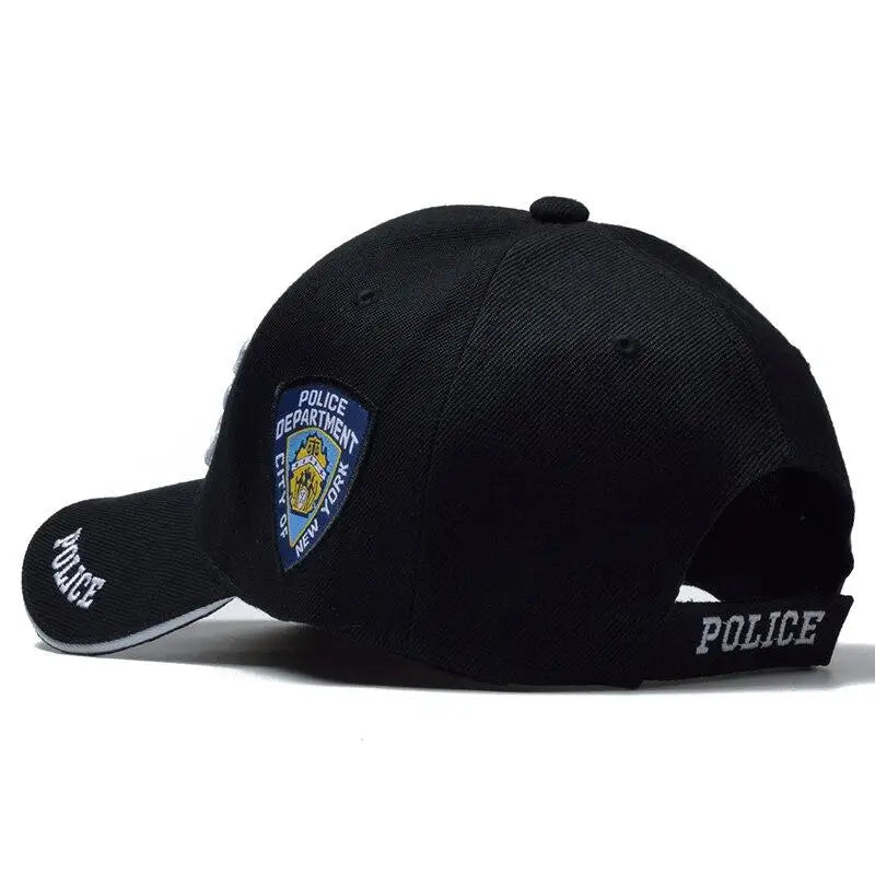 Casquette militaire noire homme
