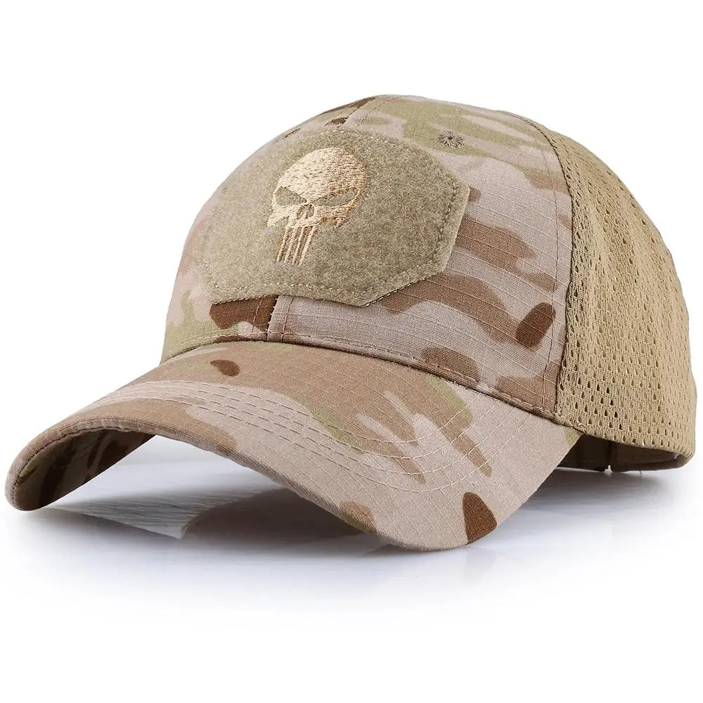 Casquette militaire sable