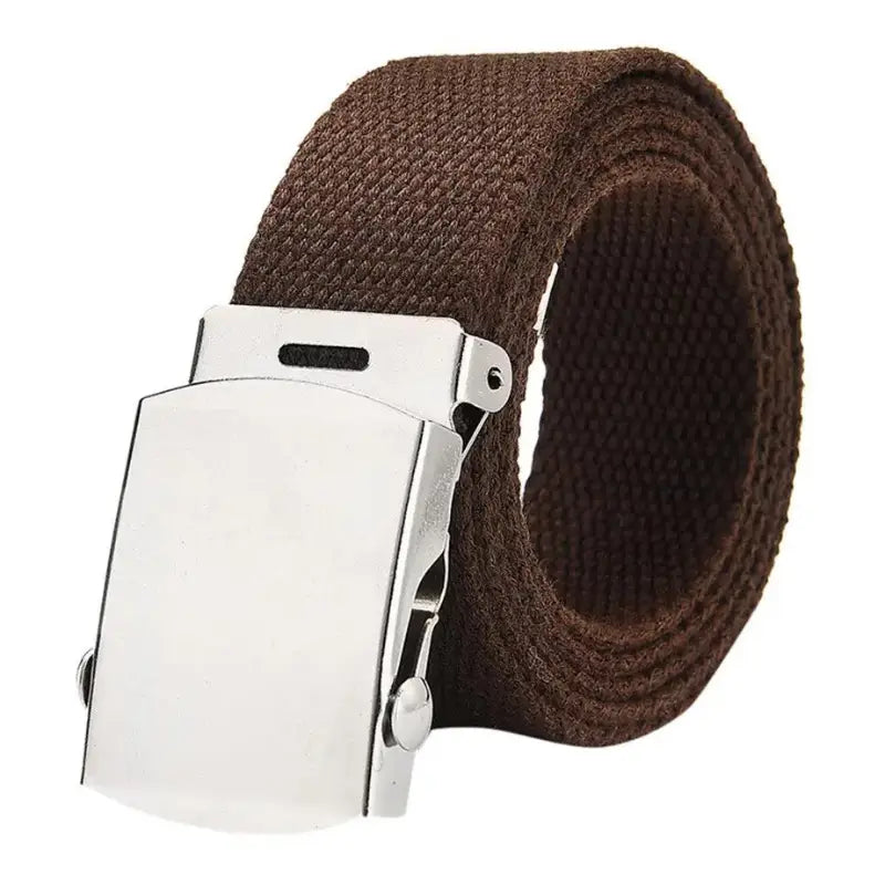 CEINTURE MILITAIRE AVEC CLAPET EN ACIER