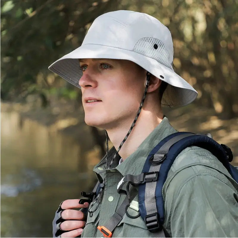 Chapeau anti-UV forêt