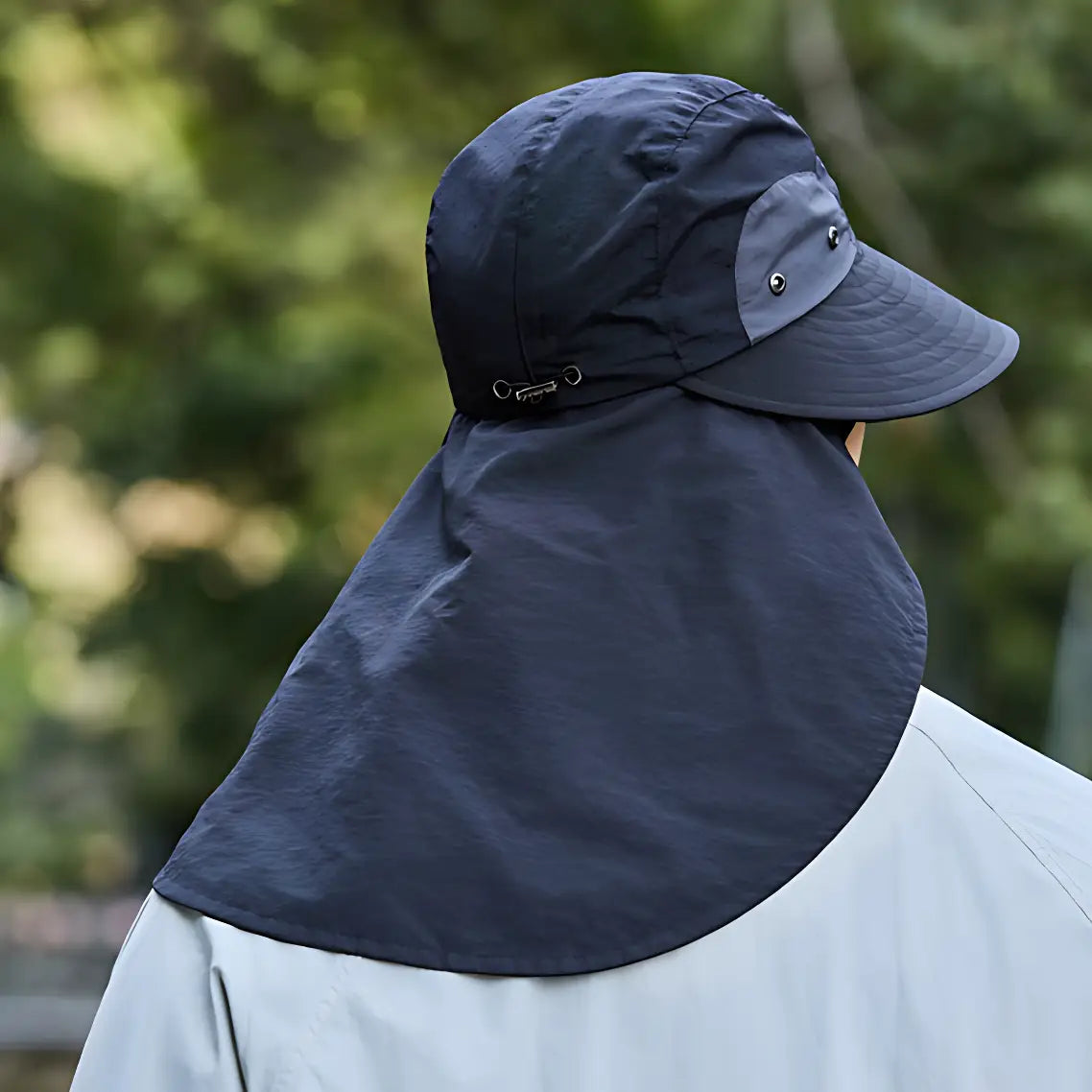 Chapeau anti uv protection cou randonnée