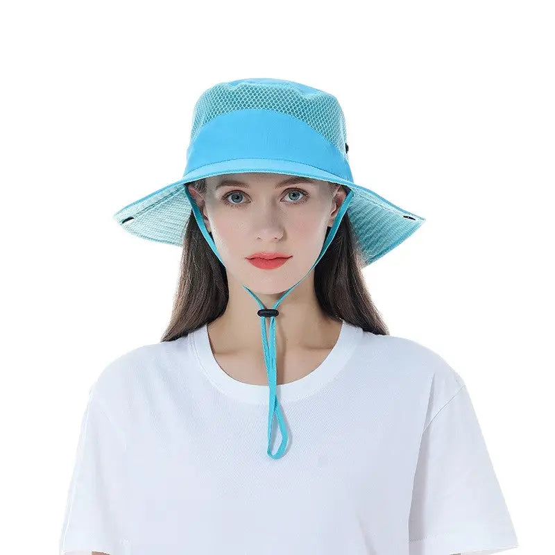 Chapeau anti uv randonnée femme