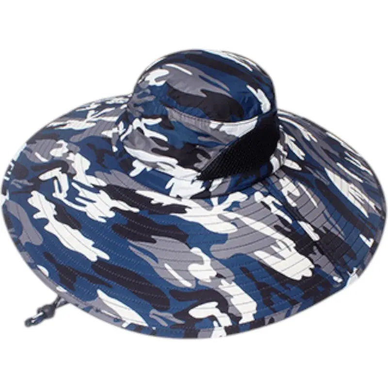 Chapeau de brousse camouflage à large bord