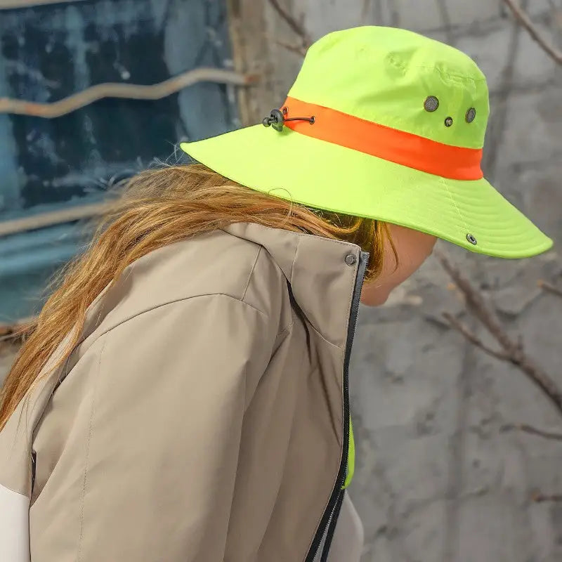 Chapeau de brousse décontracté en polyester