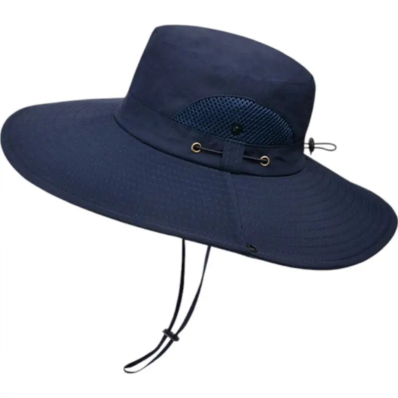 Chapeau de brousse homme en nylon à bord large
