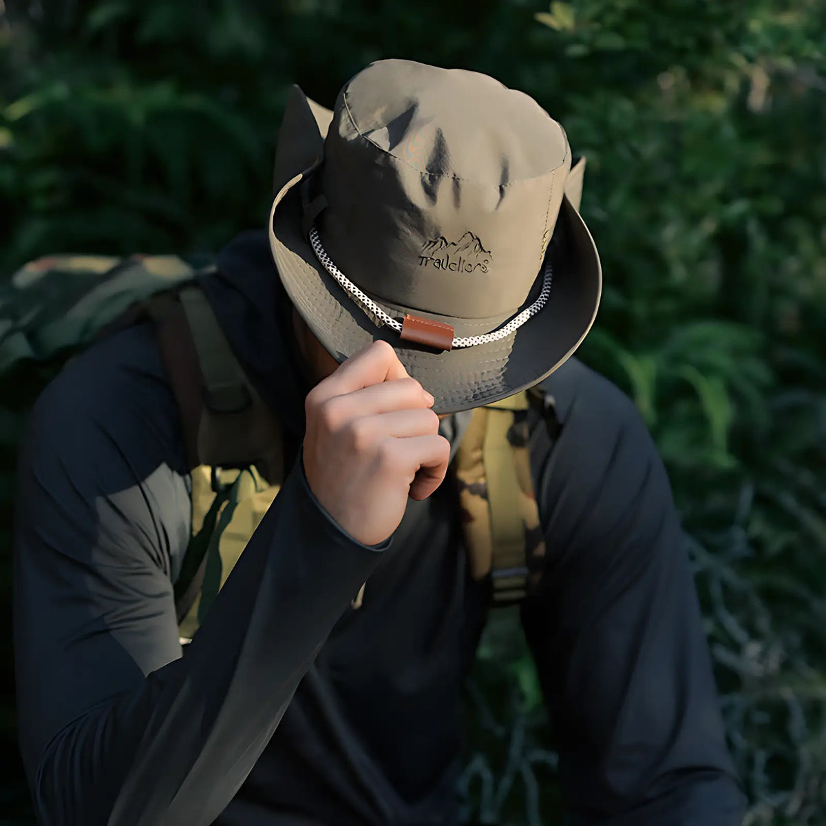 Chapeau randonnée anti-UV respirant