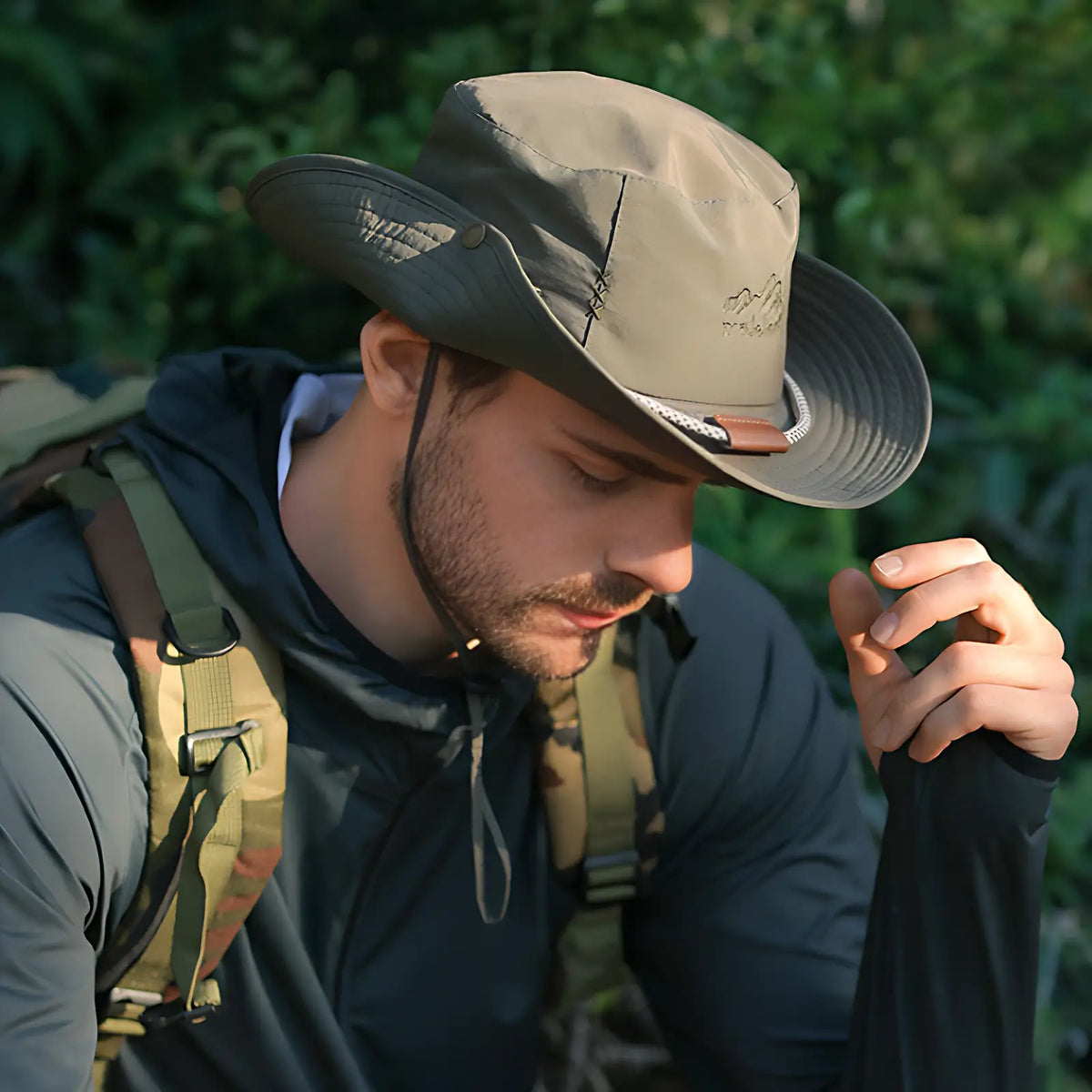 Chapeau randonnée anti-UV respirant