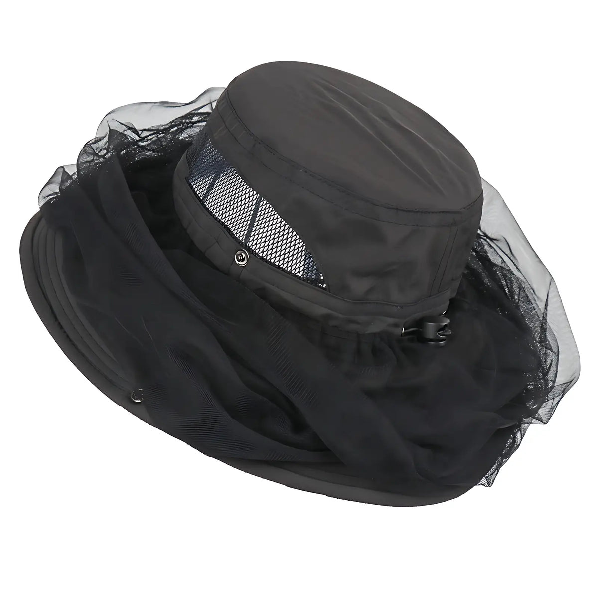 Chapeau randonnée avec moustiquaire
