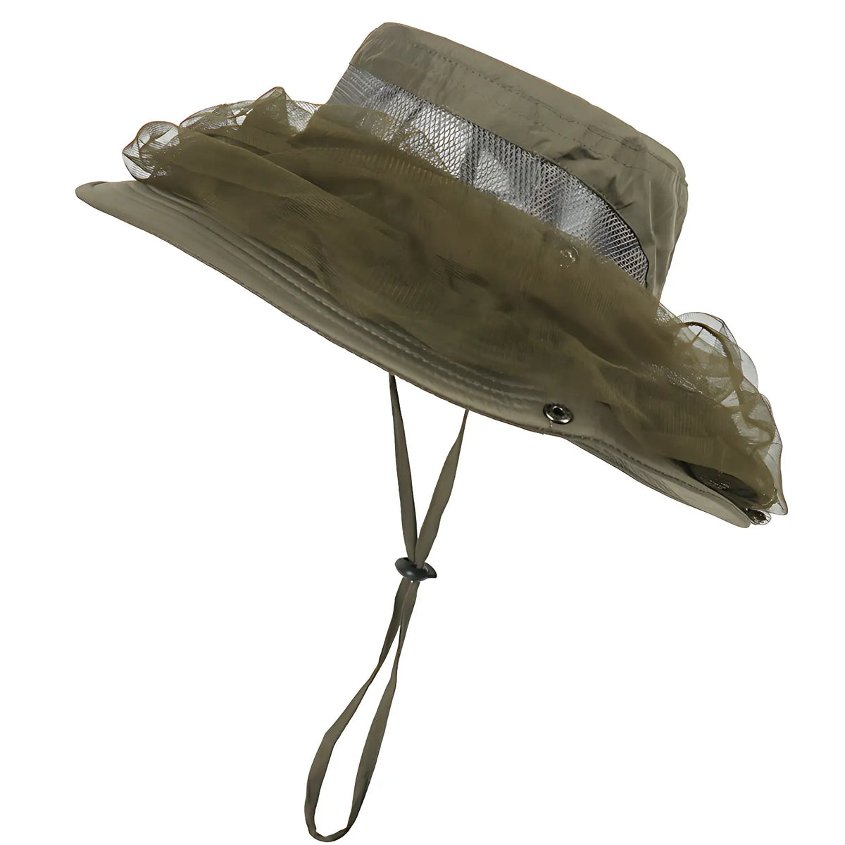 Chapeau randonnée avec moustiquaire