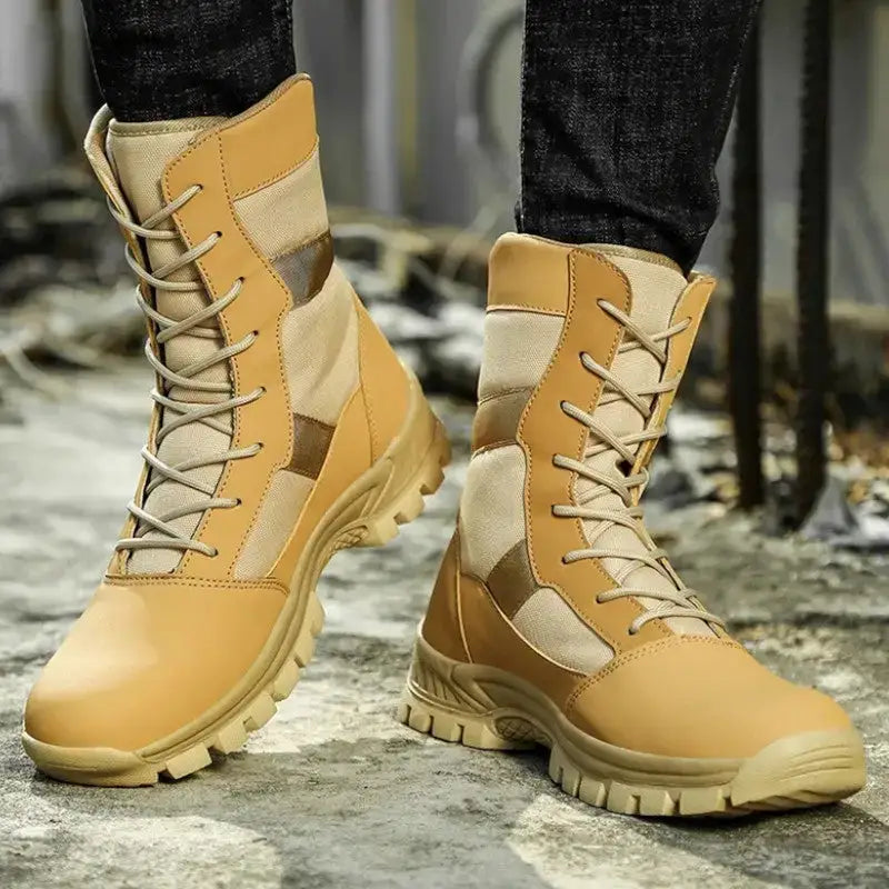 Chaussure de combat armée