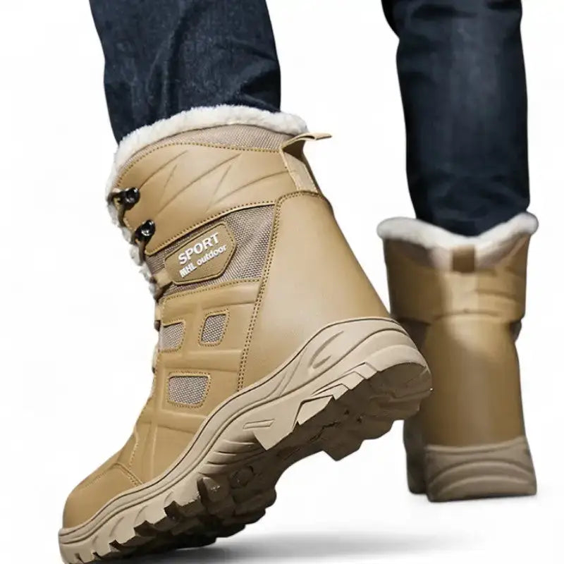 Chaussure grand froid imperméable doublée fausse fourrure