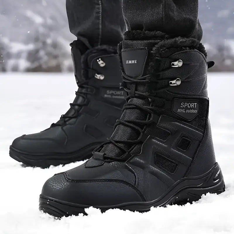Chaussure grand froid imperméable doublée fausse fourrure