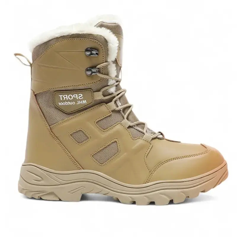 Chaussure grand froid imperméable doublée fausse fourrure