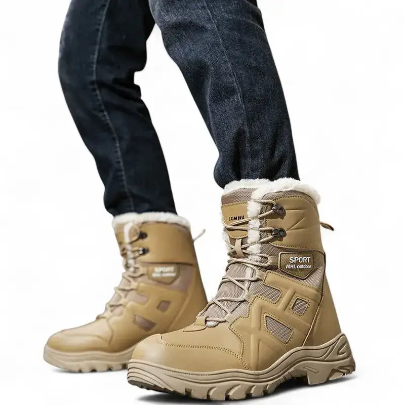 Chaussure grand froid imperméable doublée fausse fourrure