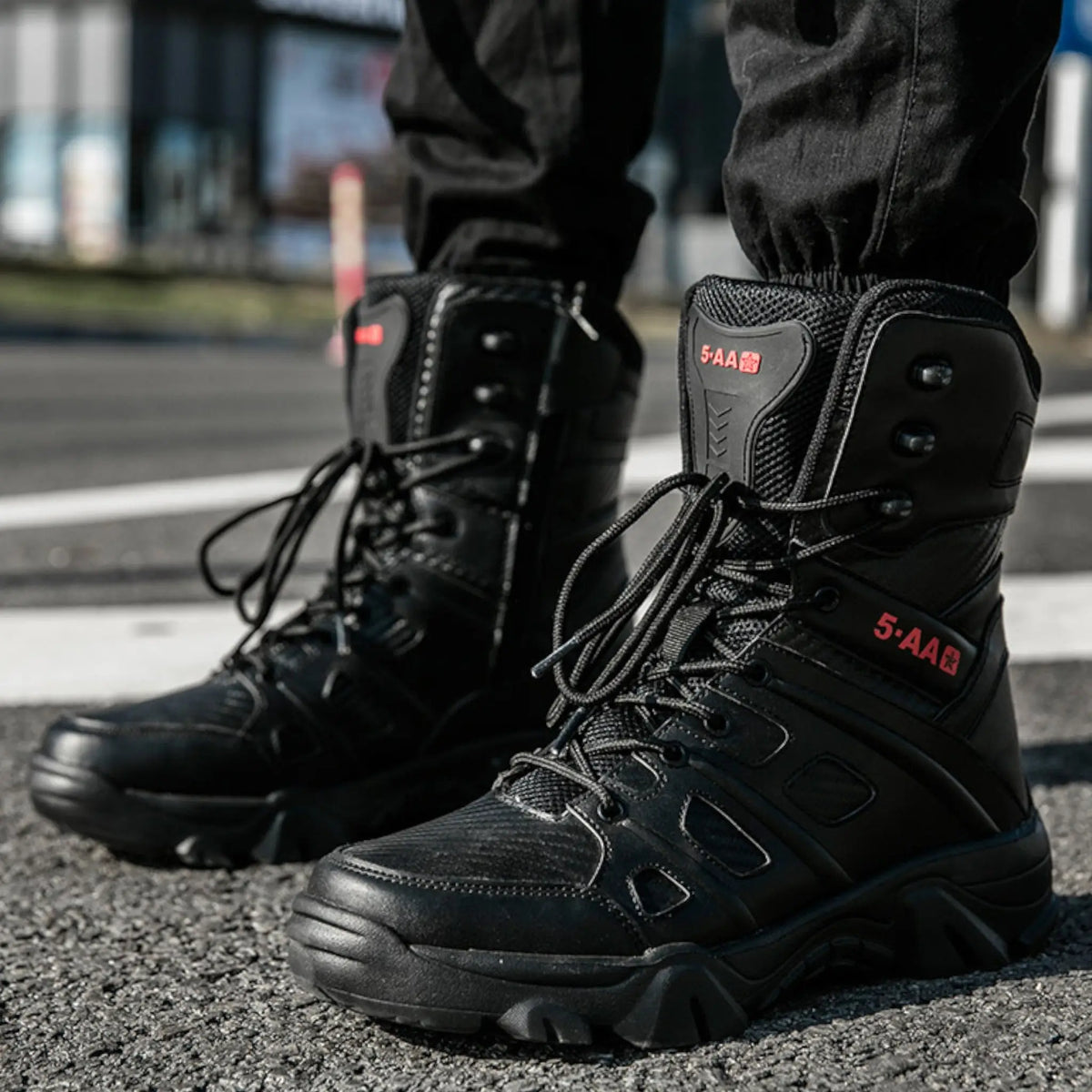 Chaussure homme style rangers