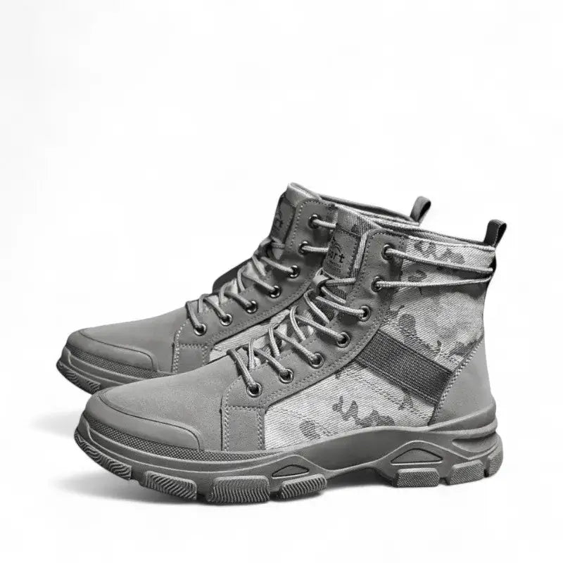 Chaussure militaire américaine mi-haute à crampons