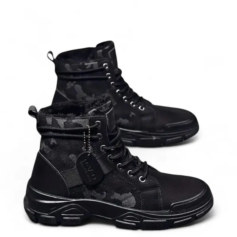 Chaussure militaire américaine mi-haute à crampons