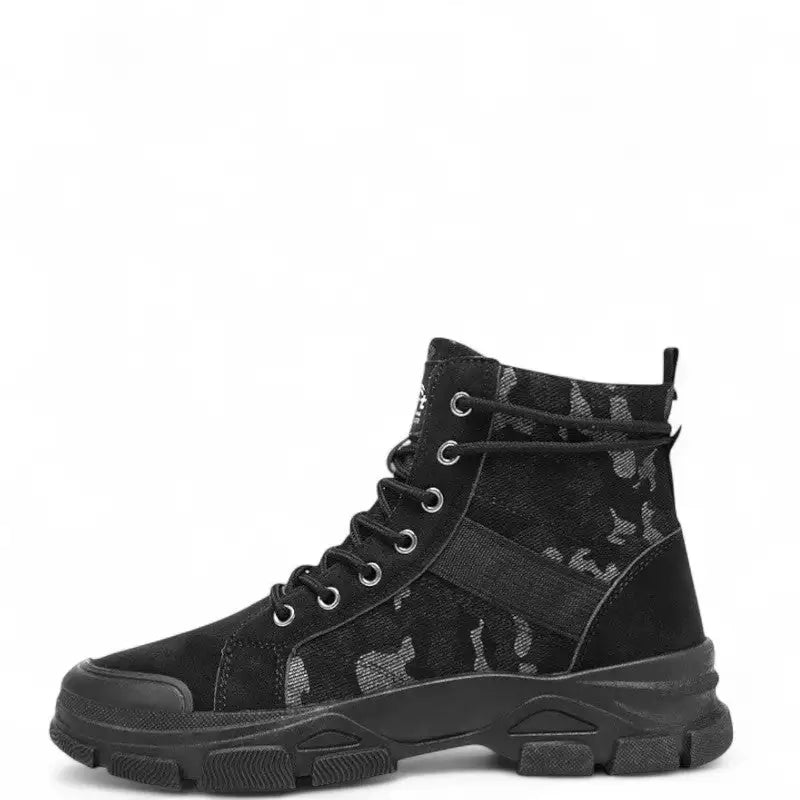 Chaussure militaire américaine mi-haute à crampons