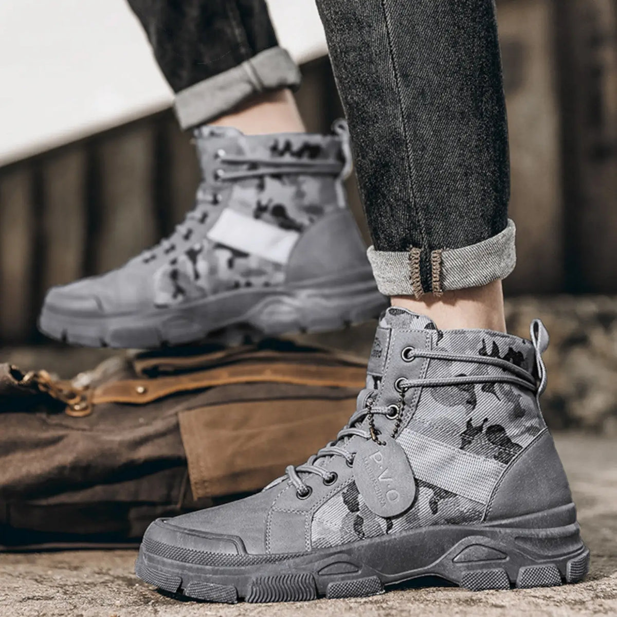 CHAUSSURE MILITAIRE CAMOUFLAGE