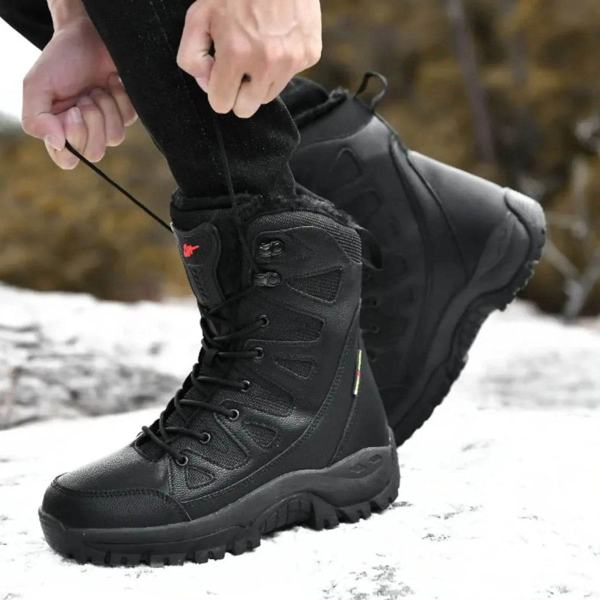 Chaussure militaire grand froid doublée polaire
