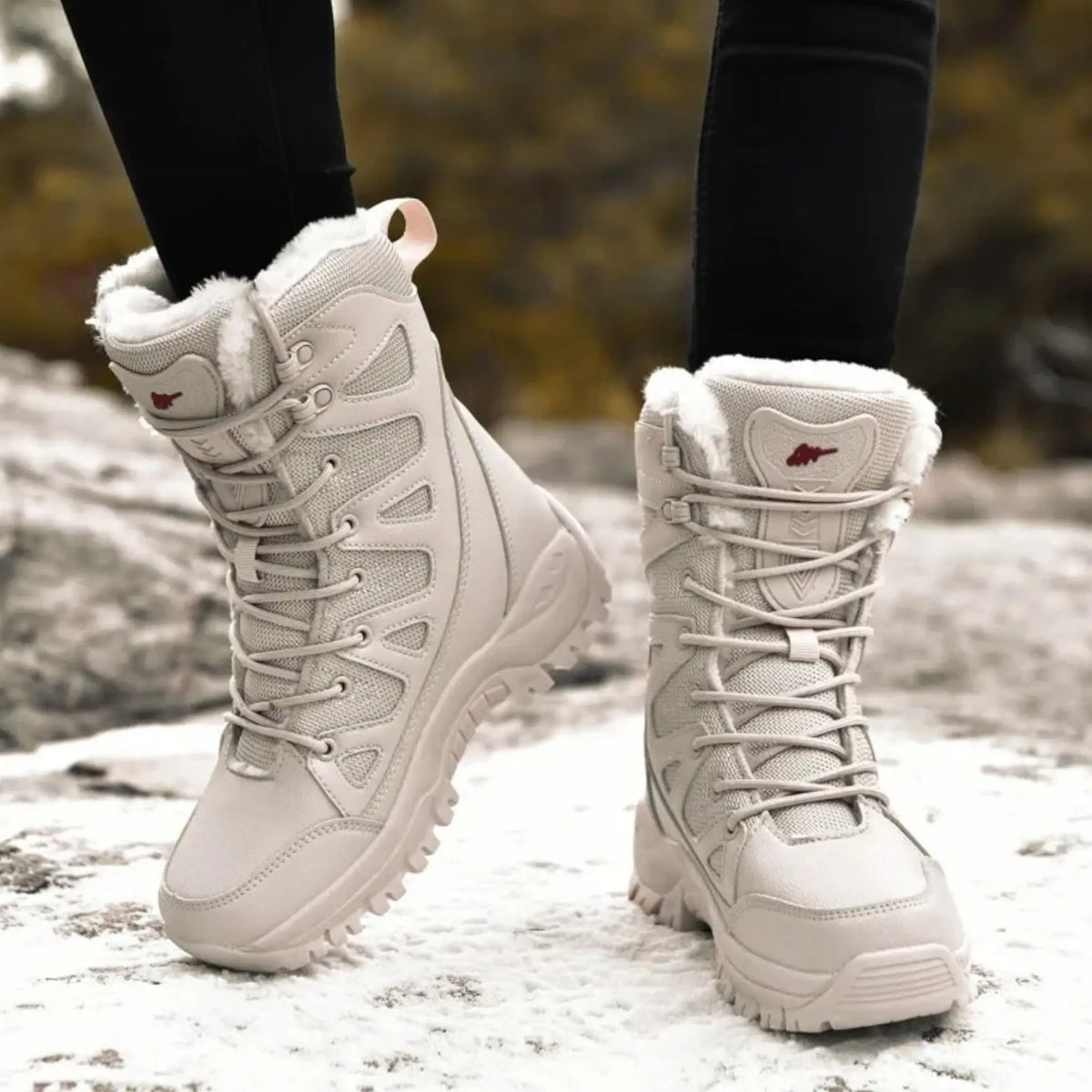 Chaussure militaire grand froid doublée polaire