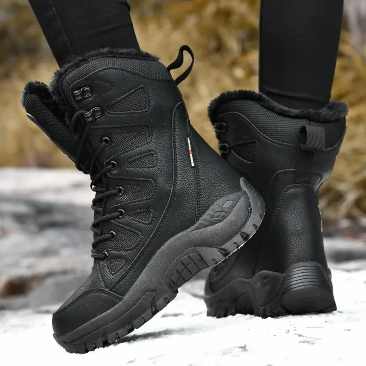 Chaussure militaire grand froid doublée polaire