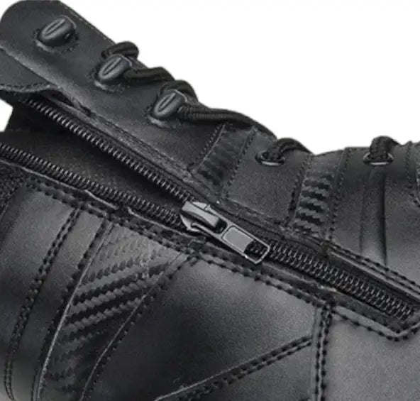 CHAUSSURE MILITAIRE MONTANTE EN CUIRE