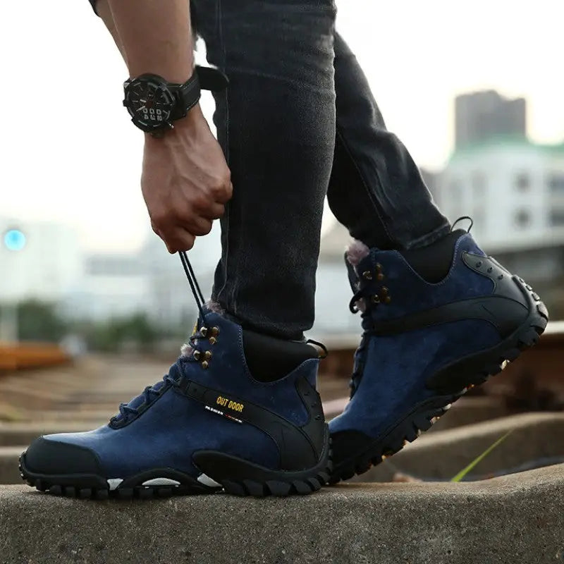 Chaussure randonnée bleu homme