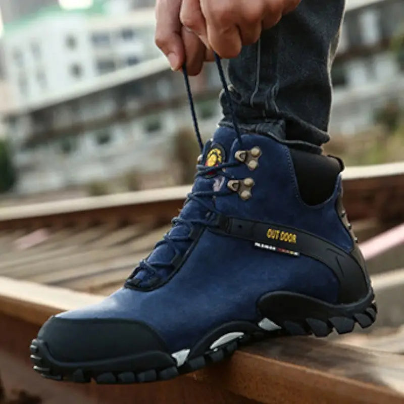 Chaussure randonnée bleu homme