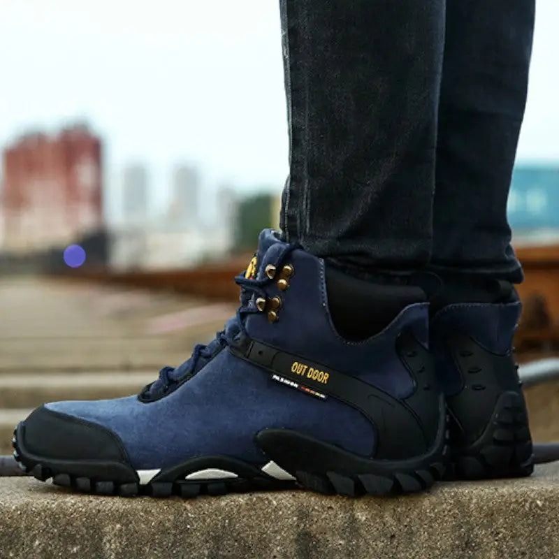Chaussure randonnée bleu homme