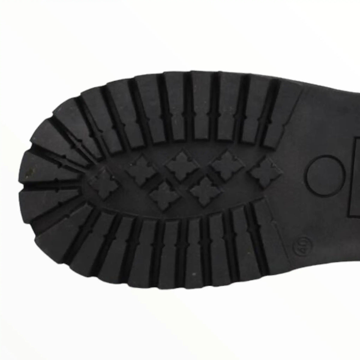 Chaussure rangers femme noire avec fourrure