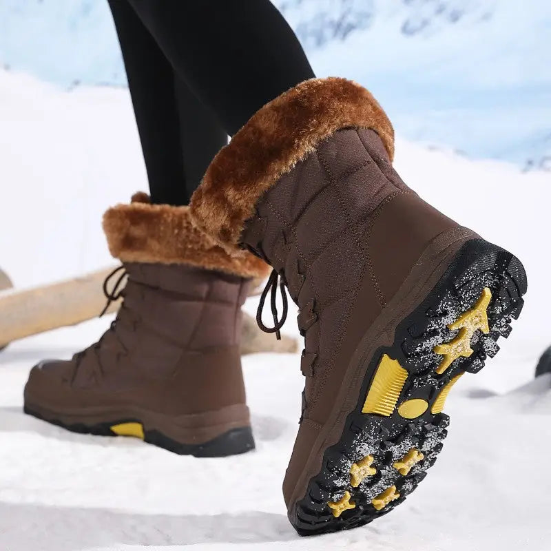 Chaussures grand froid femme doublure fourrure
