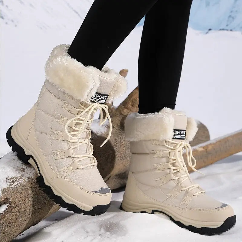 Chaussures grand froid femme doublure fourrure