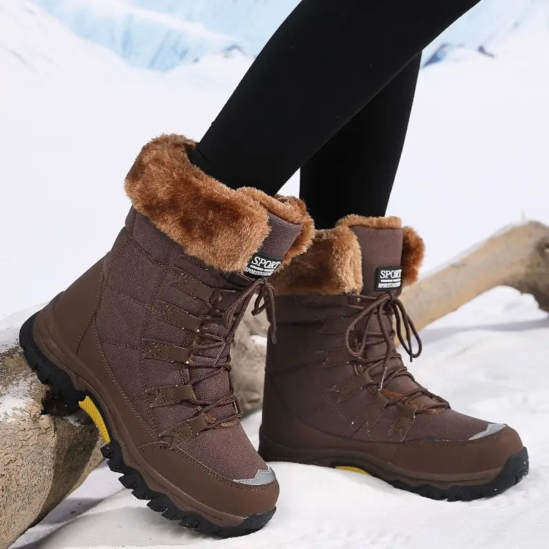 Chaussures grand froid femme doublure fourrure